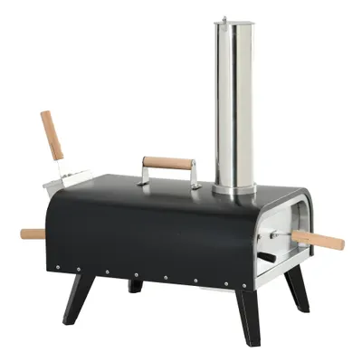 Outsunny Cuptor de Pizza in Aer Liber cu Piatra de 12" | Aosom Romania