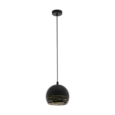 Lampa suspendata CAMASTRA negru, gold 220-240V,50/60Hz