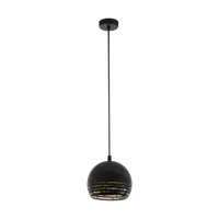 Lampa suspendata CAMASTRA negru, gold 220-240V,50/60Hz