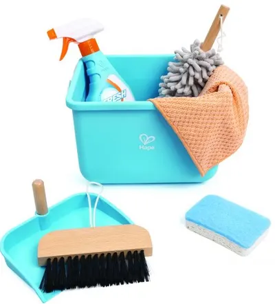 Set de joc HaPe International - Accesorii de curățare, cu găleată