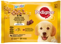 Pedigree Plic Junior Pui/Vita/Ficat in Aspic 4x100 g