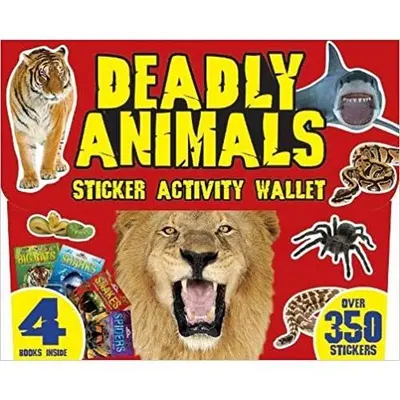 Deadly Animals Sticker Activity Wallet
