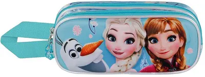 Penar școlar 3D Karactermania Frozen 2 - Happiness, 2 fermoare