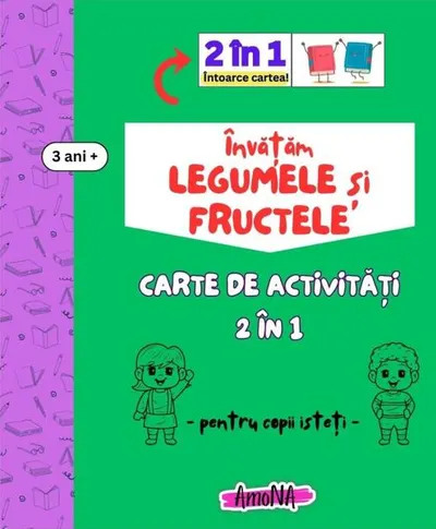 Învățăm legumele și fructele - Paperback