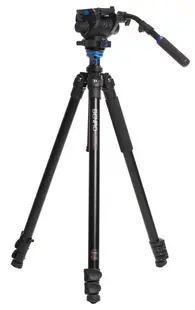 Trepied video Benro - A3573F AL + S6Pro, 44-192 cm, negru