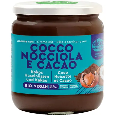 Crema cu Alune de Padure, Nuca de Cocos si Cacao fara Gluten Ecologica/Bio 300g