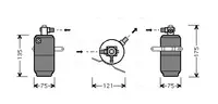 Uscator climatizare potrivit MERCEDES SLK (R170); CHRYSLER CROSSFIRE 2.0 2.3 3.2 09.96-12.08