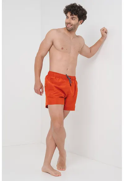 Pantaloni scurti de baie cu insertii logo