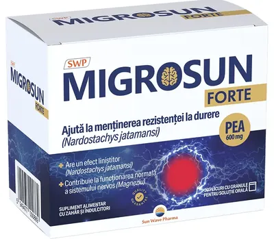 Migrosun Forte, 30 plicuri , Sun Wave Pharma