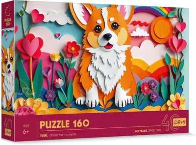 Puzzle Trefl cu 160 de piese - Câine mic
