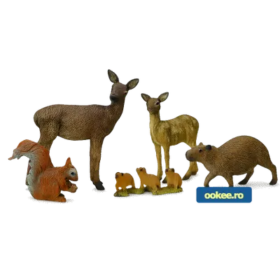 Set 5 figurine Lumea Padurii Collecta