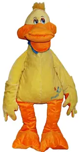 Jucărie de pluș Amek Toys - Păpușă rață, 75 cm