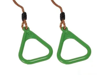 cercuri triunghiulare din plastic verde lime