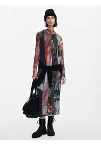 Rochie maxi cu model divers Carson