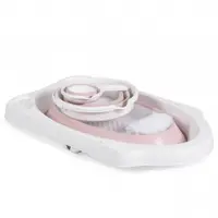 Set 4in1 de baie bebelusi cu cadita pliabila Cangaroo Hawaii Roz,include hamac ,cana si galeata pliabile,forme rotunjte,pliere compacta