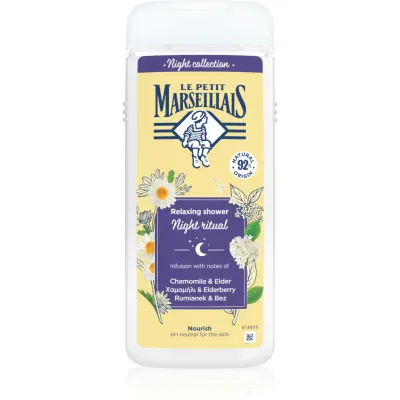 Le Petit Marseillais Night Collection Chamomile & Elder gel de dus relaxant 650 ml