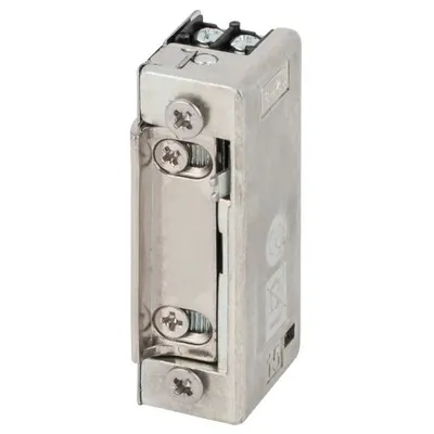Yala electromagnetica incastrabila DORCAS-54AaDF ajustabila, reversibila, buton de deblocare, 8-12V