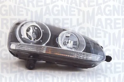 Far stanga (D2S H7, reglaj electric, cu motoras, fundal negru) VW GOLF V, JETTA III 2003-2010