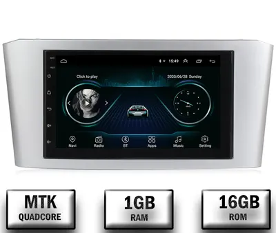 Navigatie Toyota Avensis (2004-2008), Android, P-Quadcore 1GB RAM + 16GB ROM, 7 INCH - AD-BGP1001+AD-BGRTO1252DIN