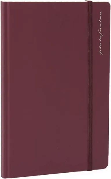 Agenda Pininfarina Notes - Vișiniu, 64 foi, pagini cu puncte