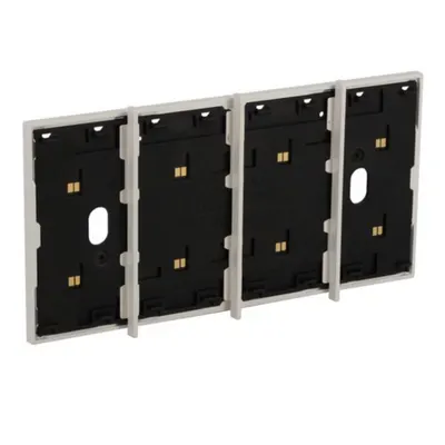 Rama electrificata pentru doze de 4 module pentru instalarea a pana la 4 comenzi ref. KW8100