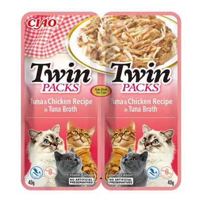 Ciao Cat Twin Reteta de Ton cu Pui in Supa de Ton