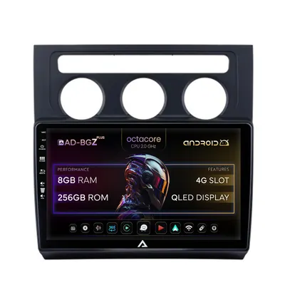 Navigatie Volkswagen Touran (2003-2010), Android, Z-Octacore 8GB RAM + 256GB ROM, 10.1 INCH - AD-BGZ10008+AD-BGRKIT053