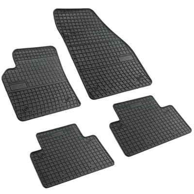 Set covorase auto din cauciuc Volvo S40 2 2004-2012 V50 2004-2012 C30 2006-2012, presuri FROGUM, negre, 4 buc.