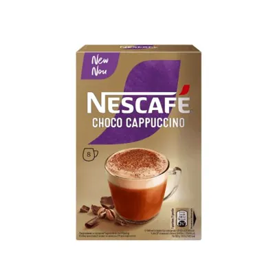 Nescafe Capuccino Choco, 8 plicuri, 112g Engros