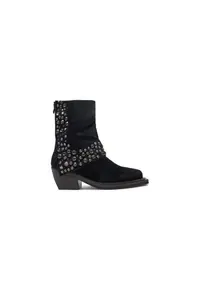 Ghete dama 304523762 - Piele naturala - Negru - Negru