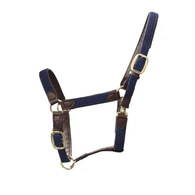 Kentucky Gevlochten Nylon Halster Blauw