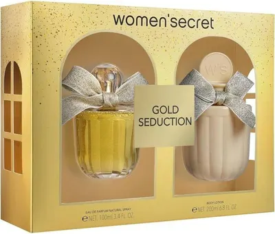 Women'Secret Set Gold Seduction - Apă de parfum și Loțiune, 100 + 200 ml