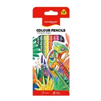 Creioane color triunghiulare, 12culori, 3mm, Keyroad KR971273
