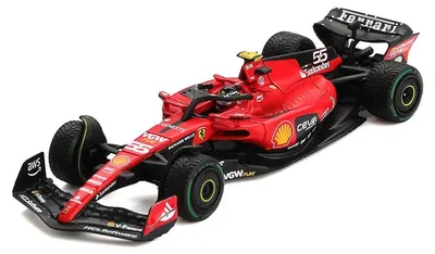 Model colecționar BBR Models Mașini de curse - Ferrari SF23 #55, C. Sainz Monaco GP (2023)