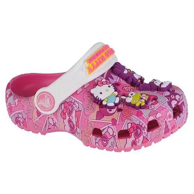 Papuci de tip crocs universali 208025680 pentru vară roz pentru bebeluși