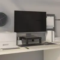 vidaXL Suport pentru monitor, negru, 33,5x34x10,5 cm
