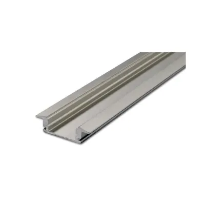 Profil aluminiu pentru benzi LED, latime 12 mm, lungime 2 metri, argintiu