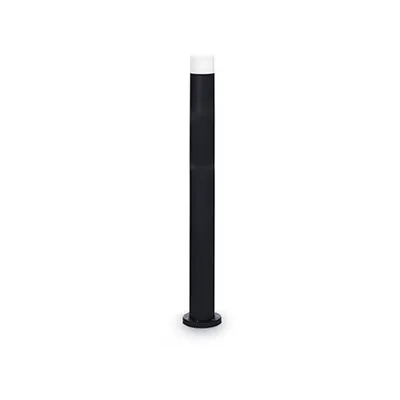 Stalp de gradina Venus Mare, 1 bec, dulie GU10, D:120 mm, H:800 mm, Negru