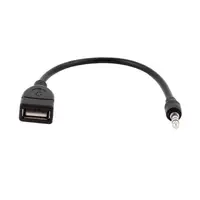 Cablu USB Mama, Jack 3.5 mm 4P, 0.2 m, Goobay