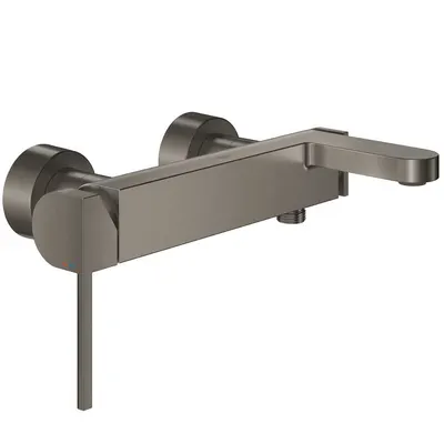 Baterie cada Grohe Plus 33553AL3, 1/2 inch, monocomanda, cartus ceramic, diverter, protectie reflux, mat, Hard graphite