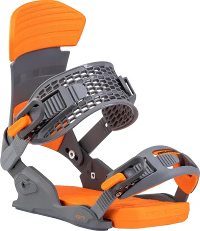 Legaturi Snowboard DRAKE Fifty, Gri Inchis/Portocaliu, Barbati