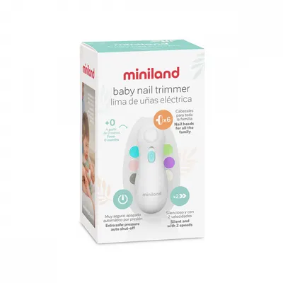 Pila electrica pentru unghii Miniland cu 6 capete