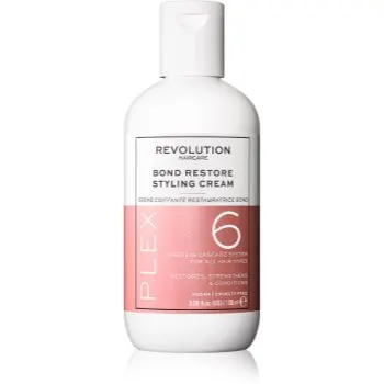 Revolution Haircare Plex No.6 Bond Restore Styling Cream Aplicarea jeturilor de refacere pentru ingrijire pentru par deteriorat