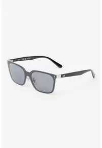 Ochelari de soare wayfarer - Negru/Argintiu