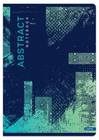 Caiet Lastva Abstract - A4, 52 foi, linii largi, sortiment