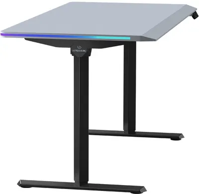 Birou gaming Ultradesk - Quest Black, gri