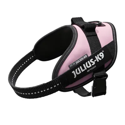 Ham JK9 IDC Power, roz, reflectorizant, circumferința piept 49-67 cm, pentru câini cu greutate de 7-15 kg