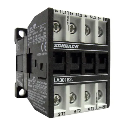 Contactor, 3pole, 7,5kW/18A AC3, 32A AC1, 1NC, 230VAC