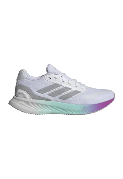 Pantofi Runfalcon 5 de plasa cu garnituri din material sintetice pentru alergare - Gri/Alb murdar