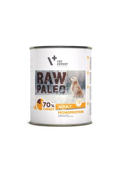 Raw Paleo, Conserva Monoproteica, Adult, Curcan, 800 g